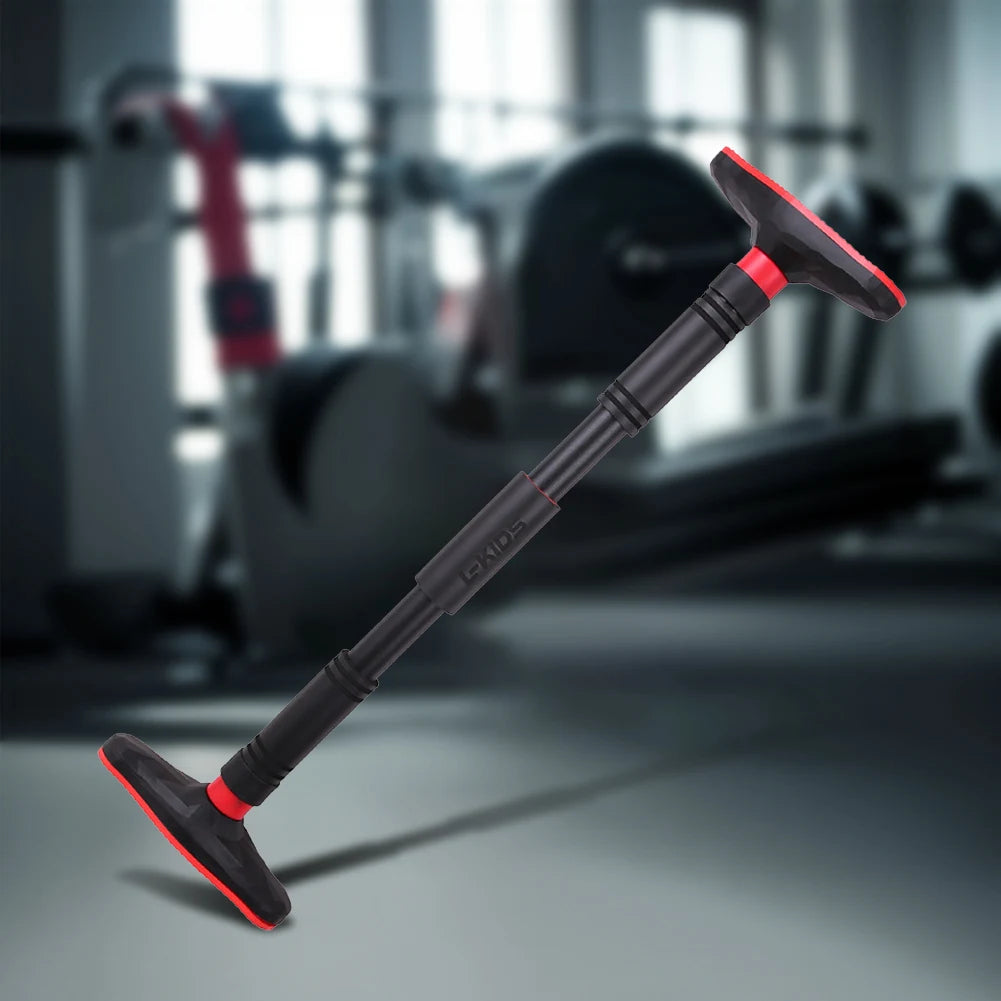 Wall mounted single pole home fitness equipment with pull up bracket