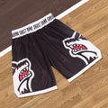 Printed shorts for sports running and fitness training